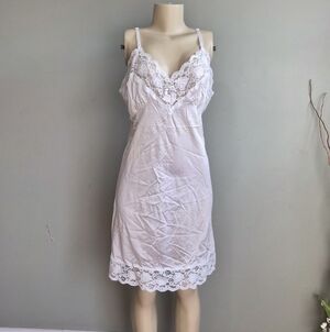 Ashley Taylor Vintage Satin Elegant Slip Dress Size 36